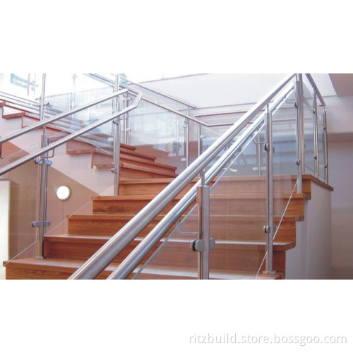 Made in China Veranda Aluminum Railing Stainless Steel Handrail Railing Glass Railing